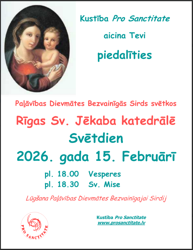 Paļāvības Dievmātes Bezvainīgās Sirds svētki