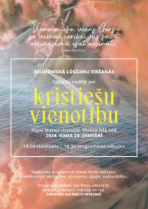 Ekumeniskā lūgšanu tikšanās lūgšanu nedēļā par kristiešu vienotību